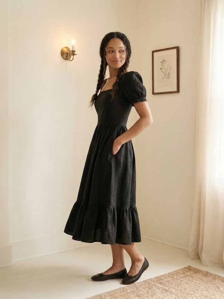 Isadora Linen Dress