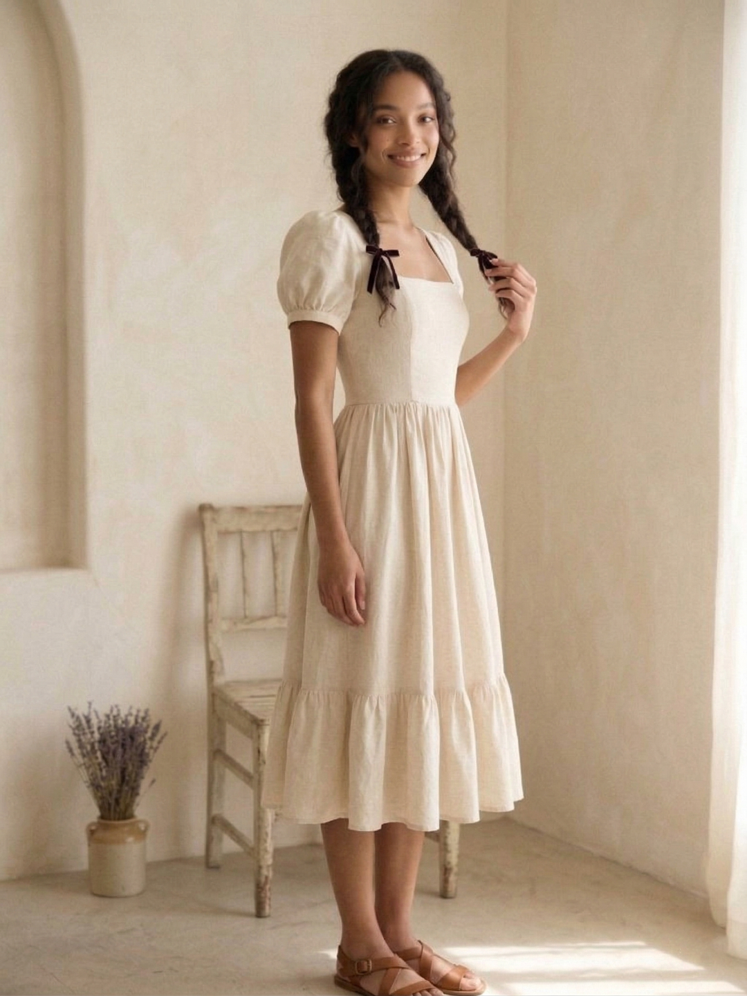 Isadora Linen Dress