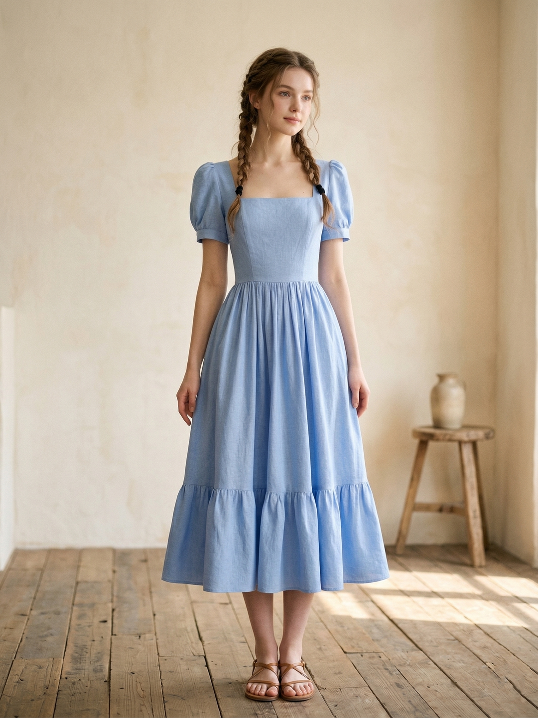 Isadora Linen Dress