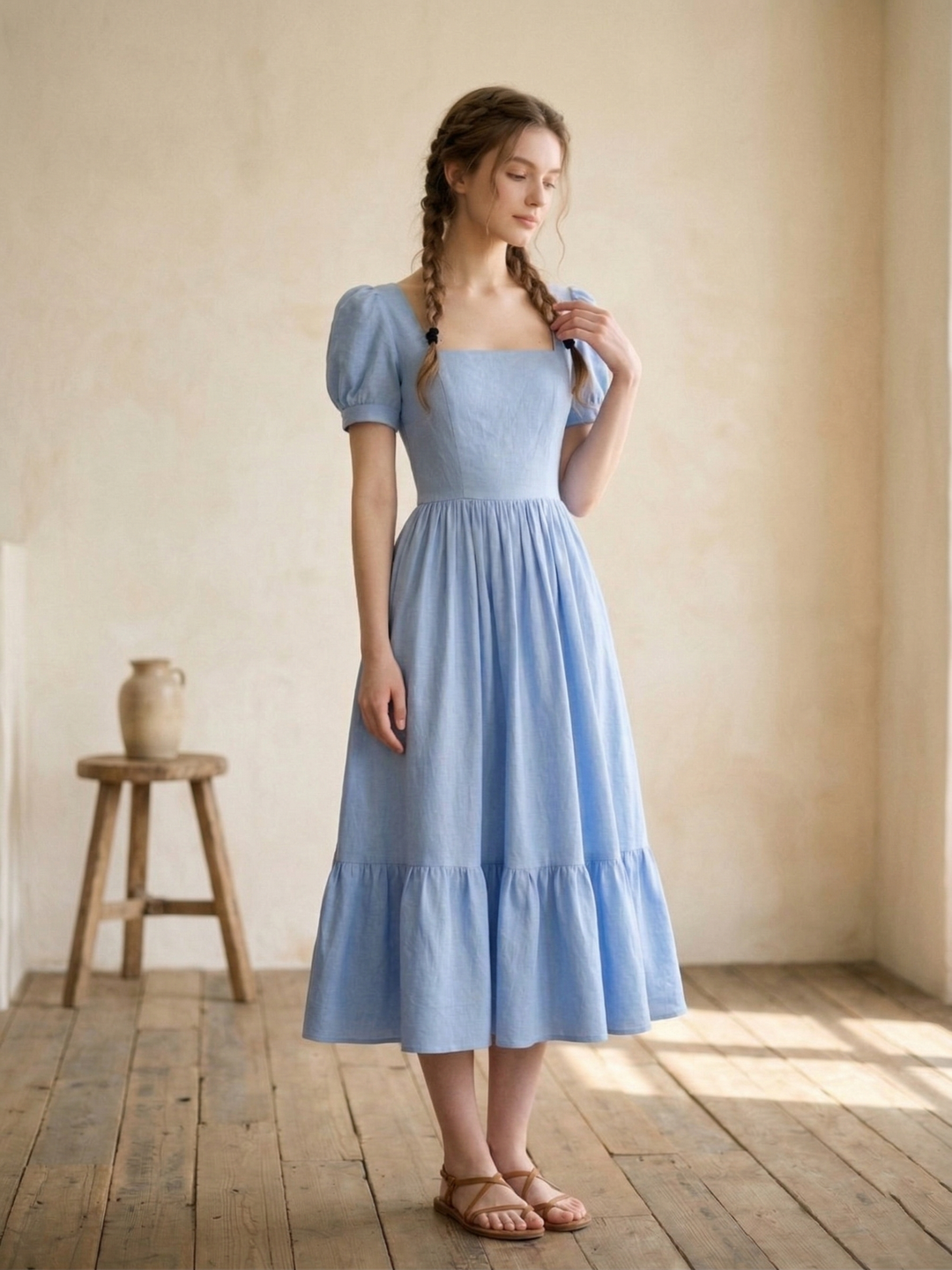 Isadora Linen Dress