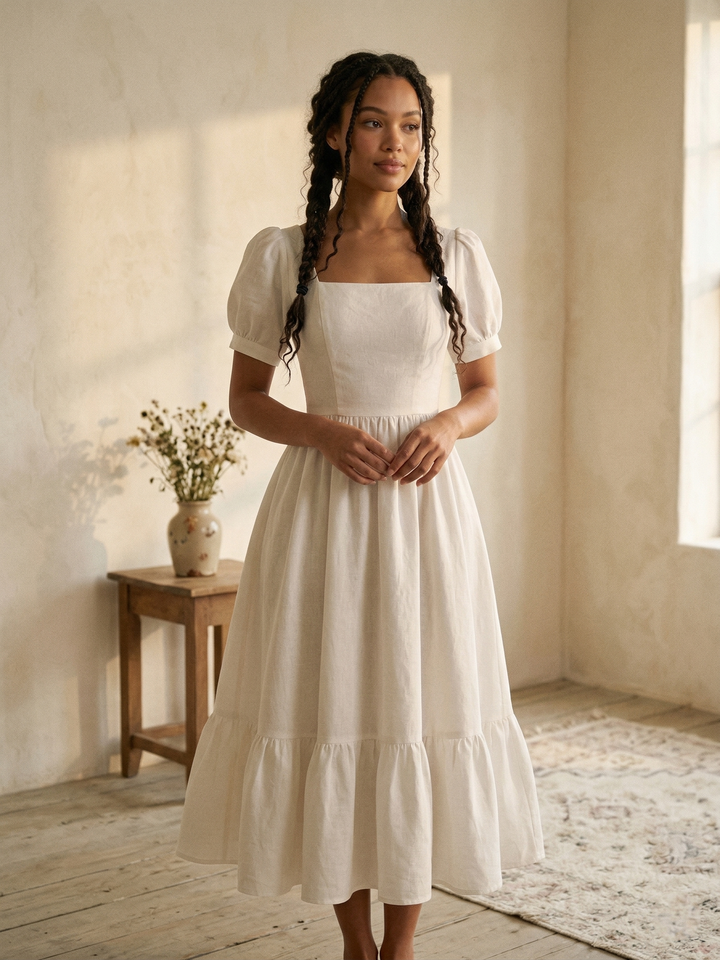 Isadora Linen Dress
