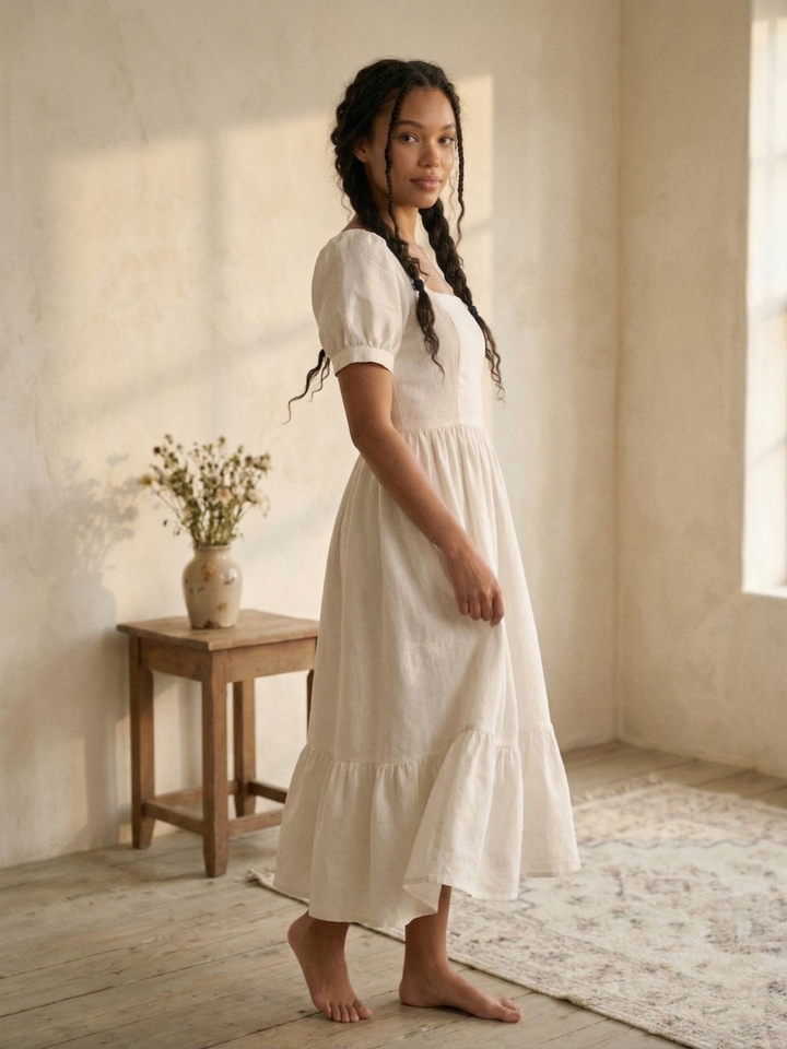 Isadora Linen Dress
