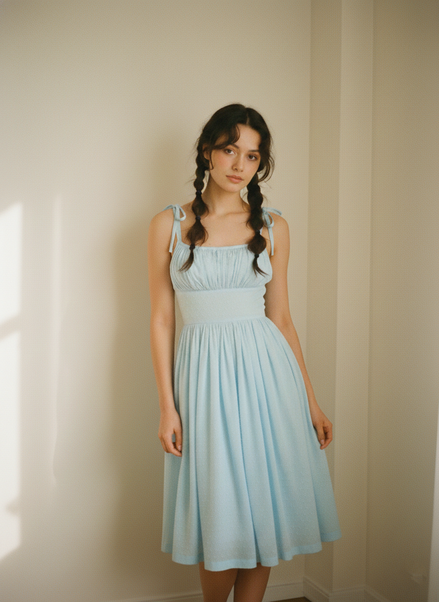 MTO - Kelly Dotted Swiss Dress