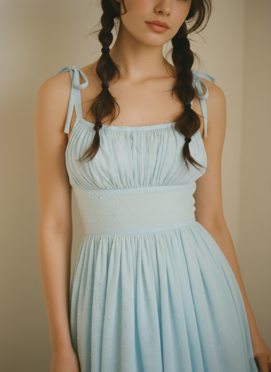 MTO - Kelly Dotted Swiss Dress