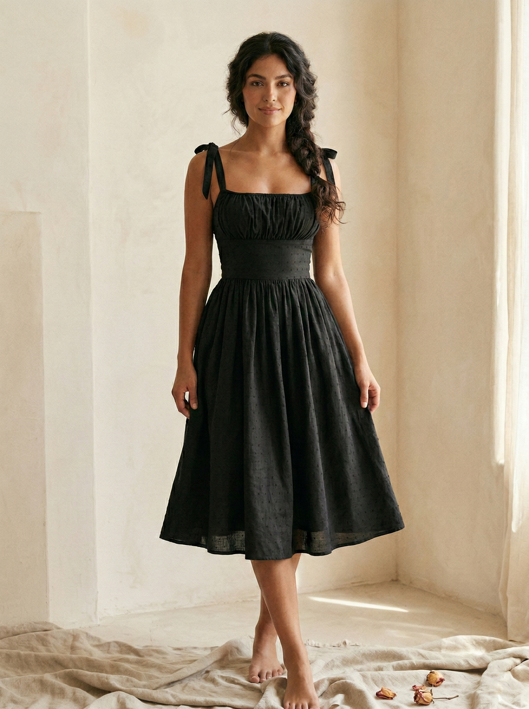 MTO - Kelly Dotted Swiss Dress