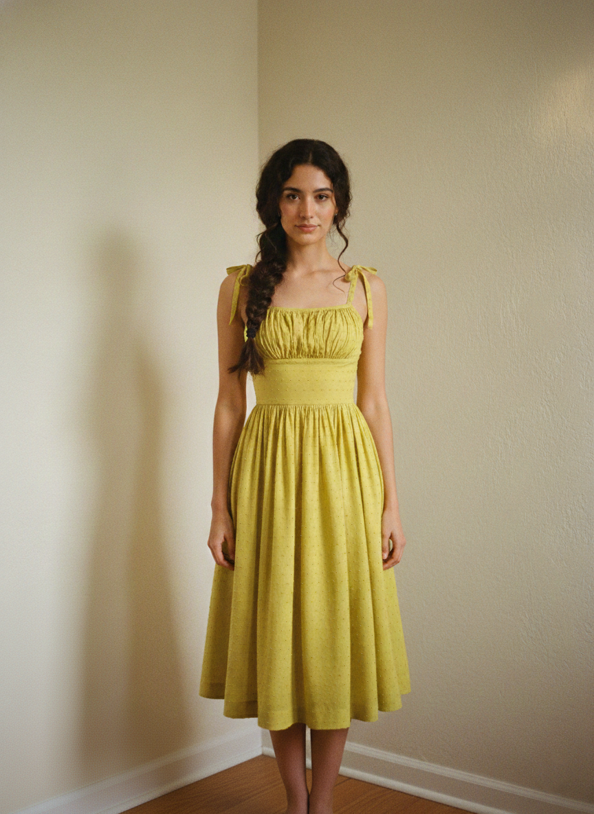 MTO - Kelly Dotted Swiss Dress