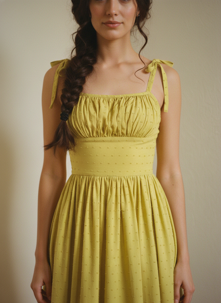 MTO - Kelly Dotted Swiss Dress