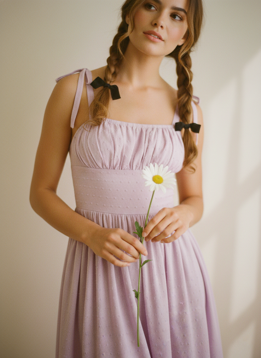 MTO - Kelly Dotted Swiss Dress