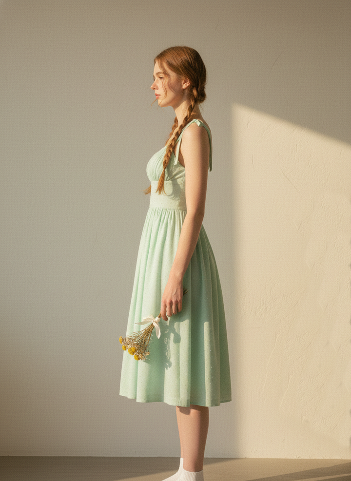 MTO - Kelly Dotted Swiss Dress