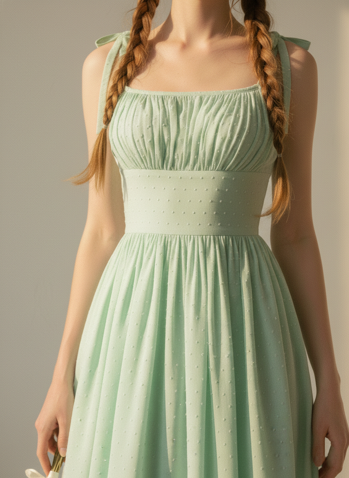 MTO - Kelly Dotted Swiss Dress