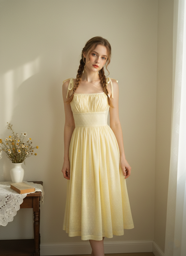 MTO - Kelly Dotted Swiss Dress