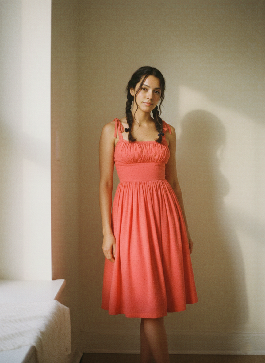 MTO - Kelly Dotted Swiss Dress