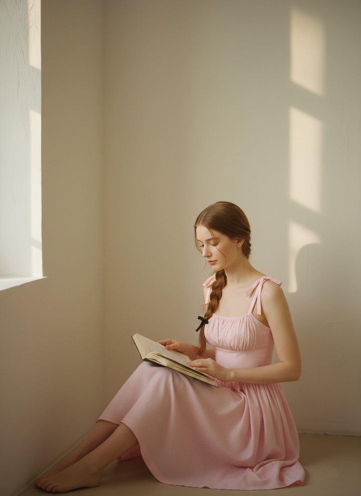 MTO - Kelly Solid Cotton Dress