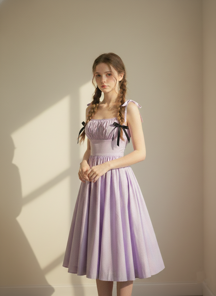 MTO - Kelly Solid Cotton Dress