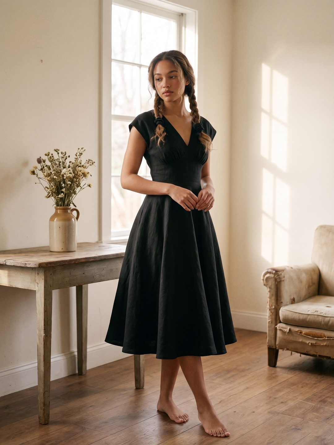 Kennedy Linen Dress