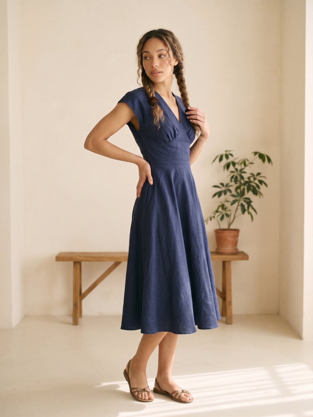 Kennedy Linen Dress