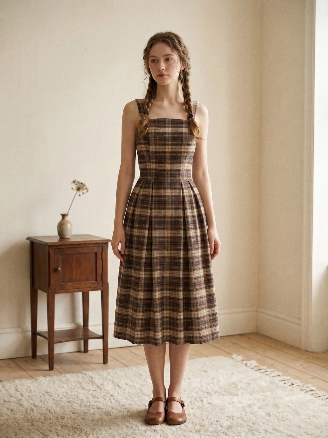 MTO - Lana Plaid Dress