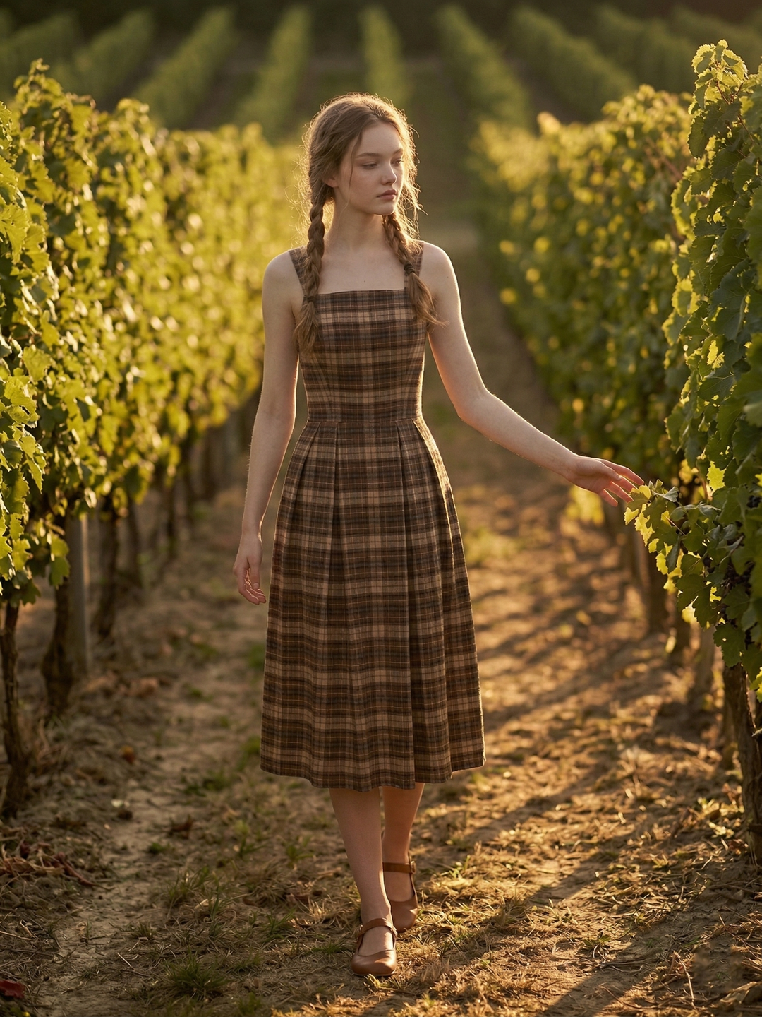 MTO - Lana Plaid Dress