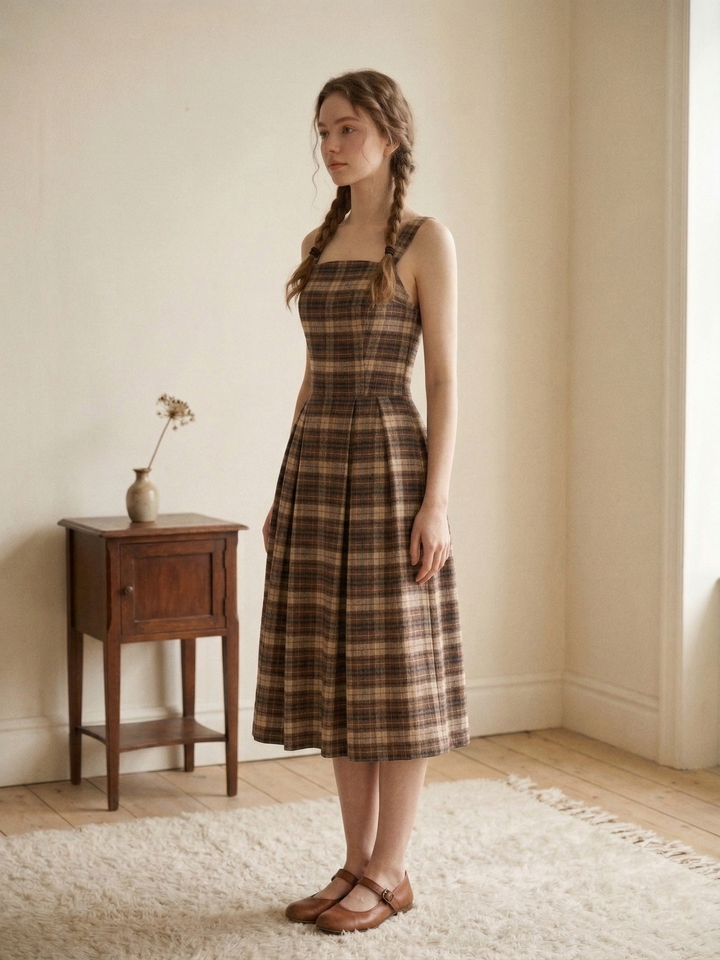 MTO - Lana Plaid Dress