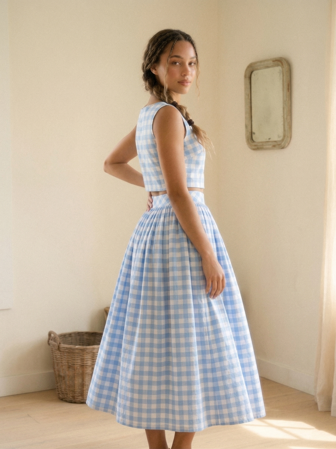MTO - Lola Gingham Skirt