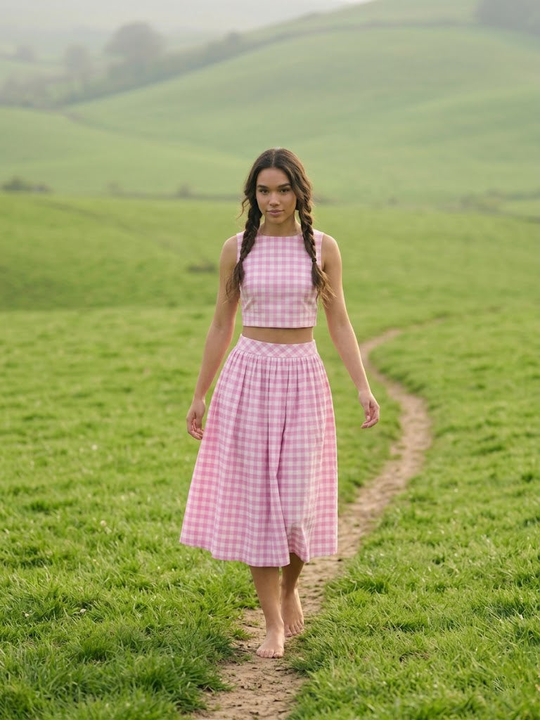 MTO - Lola Gingham Skirt