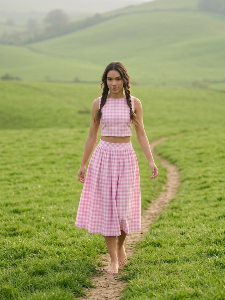 MTO - Lola Gingham Skirt