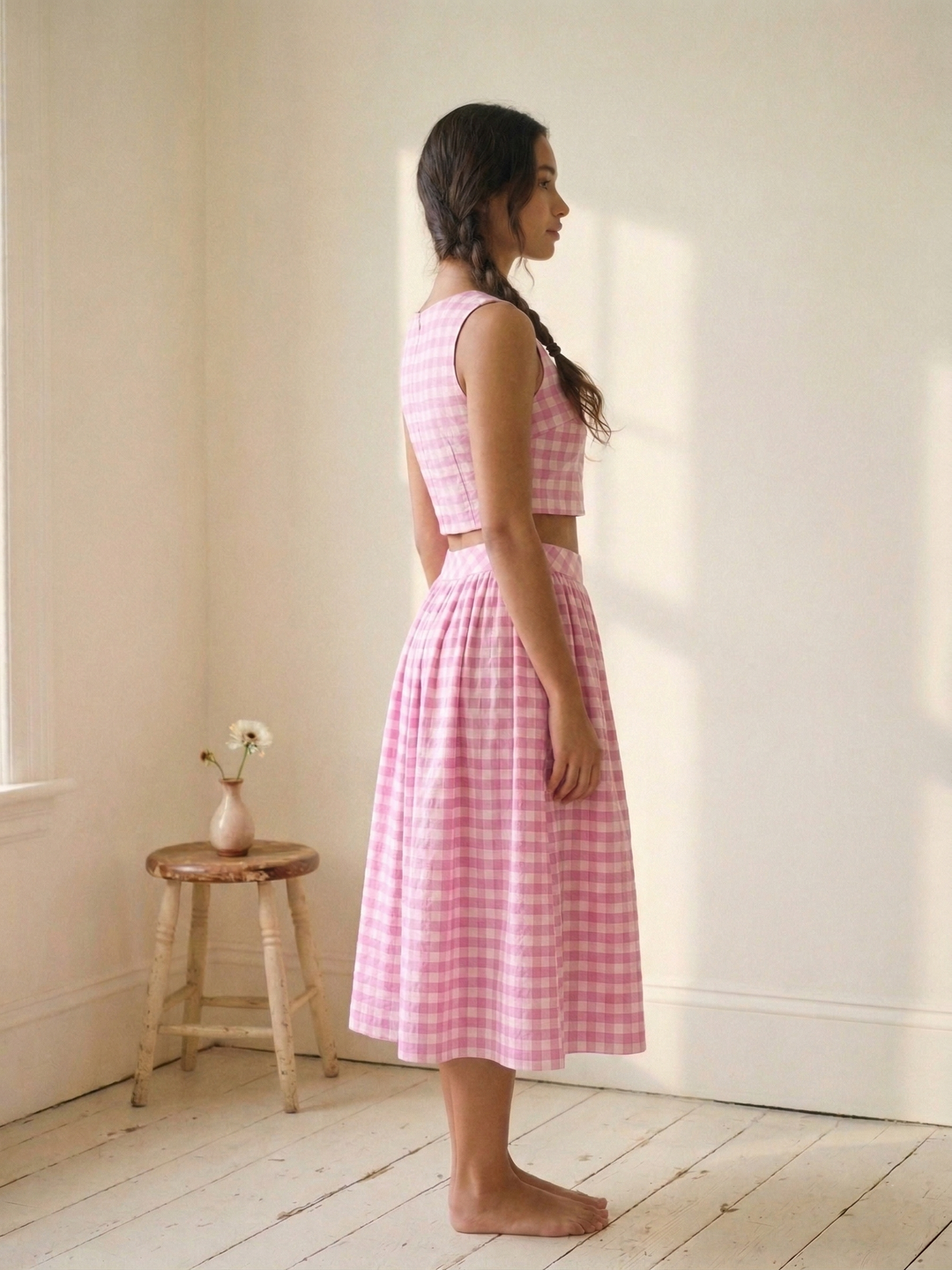 MTO - Lola Gingham Skirt