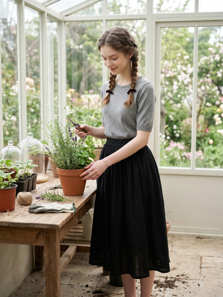 MTO - Lola Linen Skirt