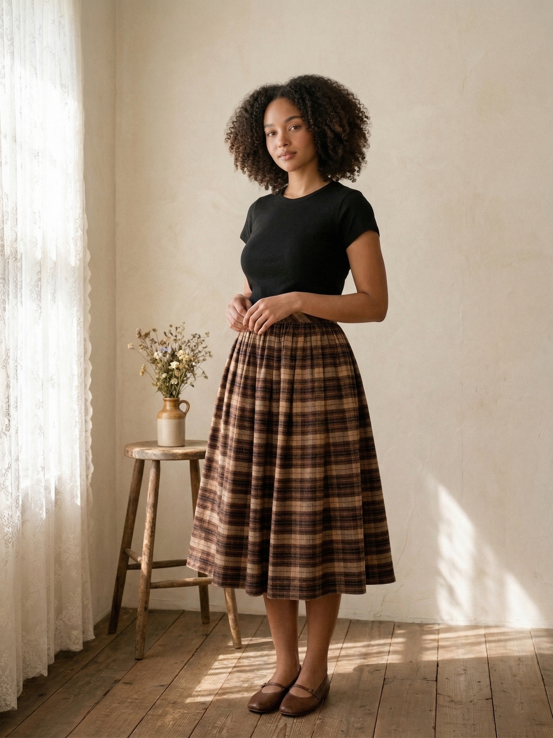 MTO - Lola Plaid Skirt