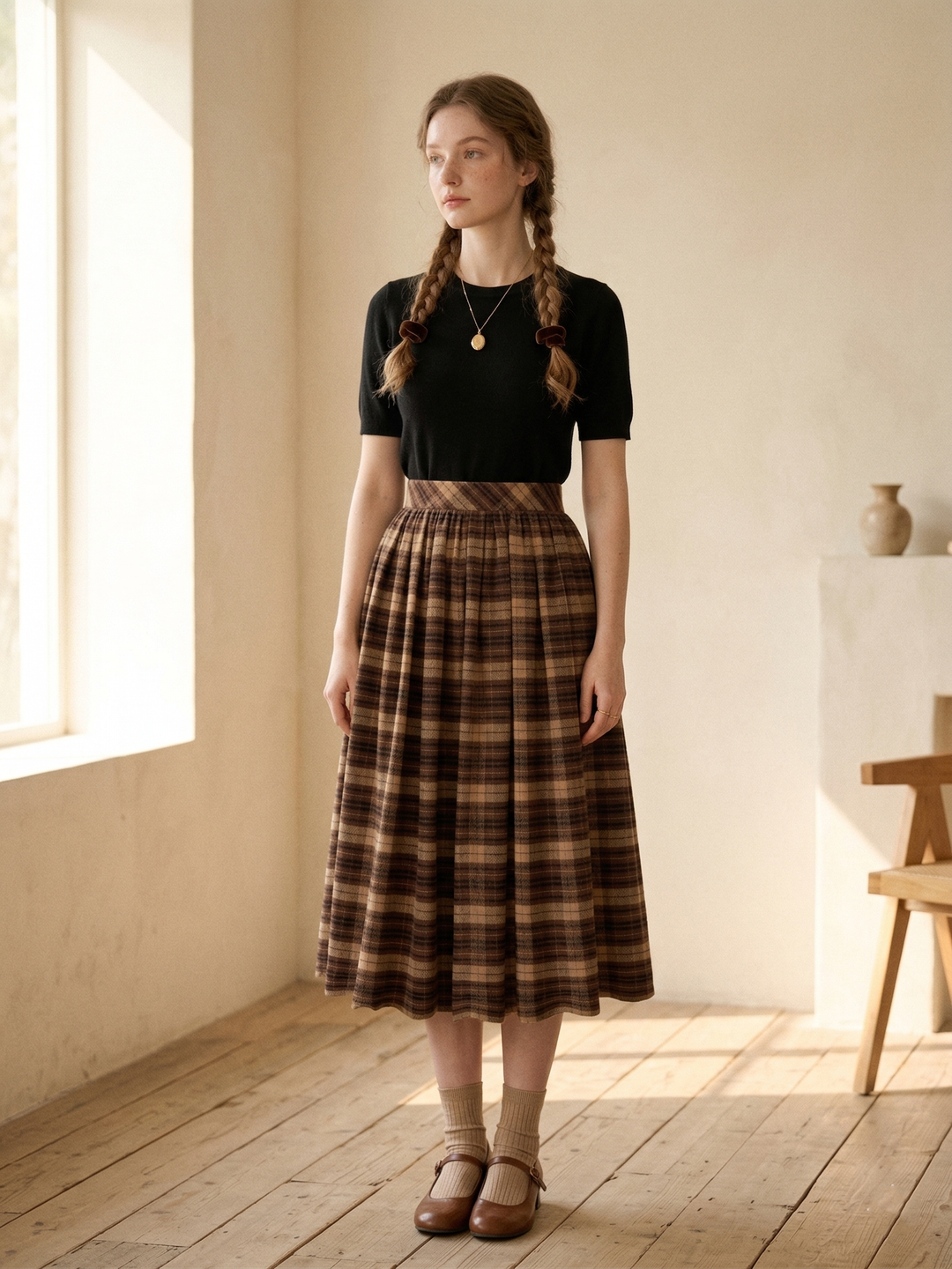 MTO - Lola Plaid Skirt
