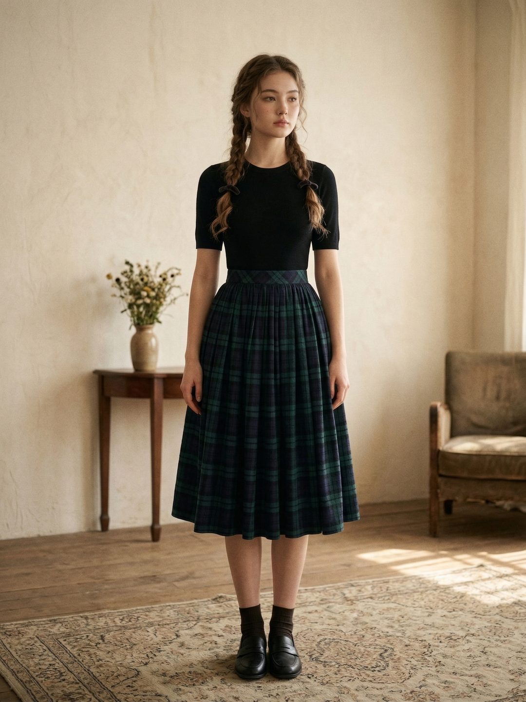 MTO - Lola Plaid Skirt