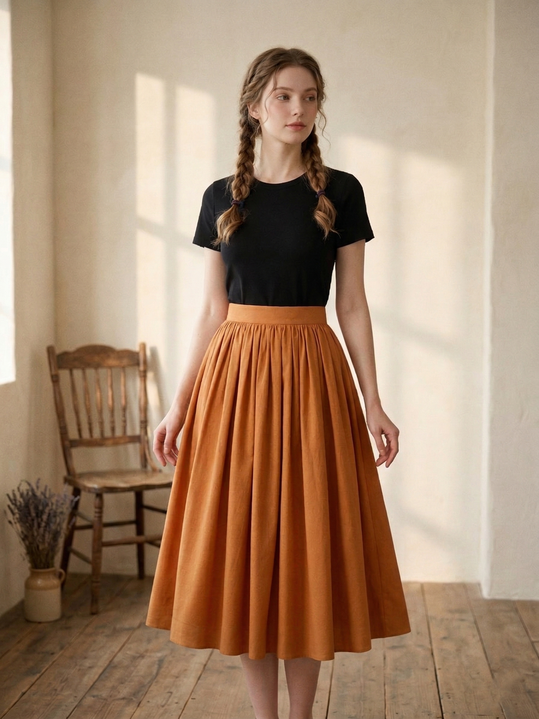 MTO - Lola Linen Skirt