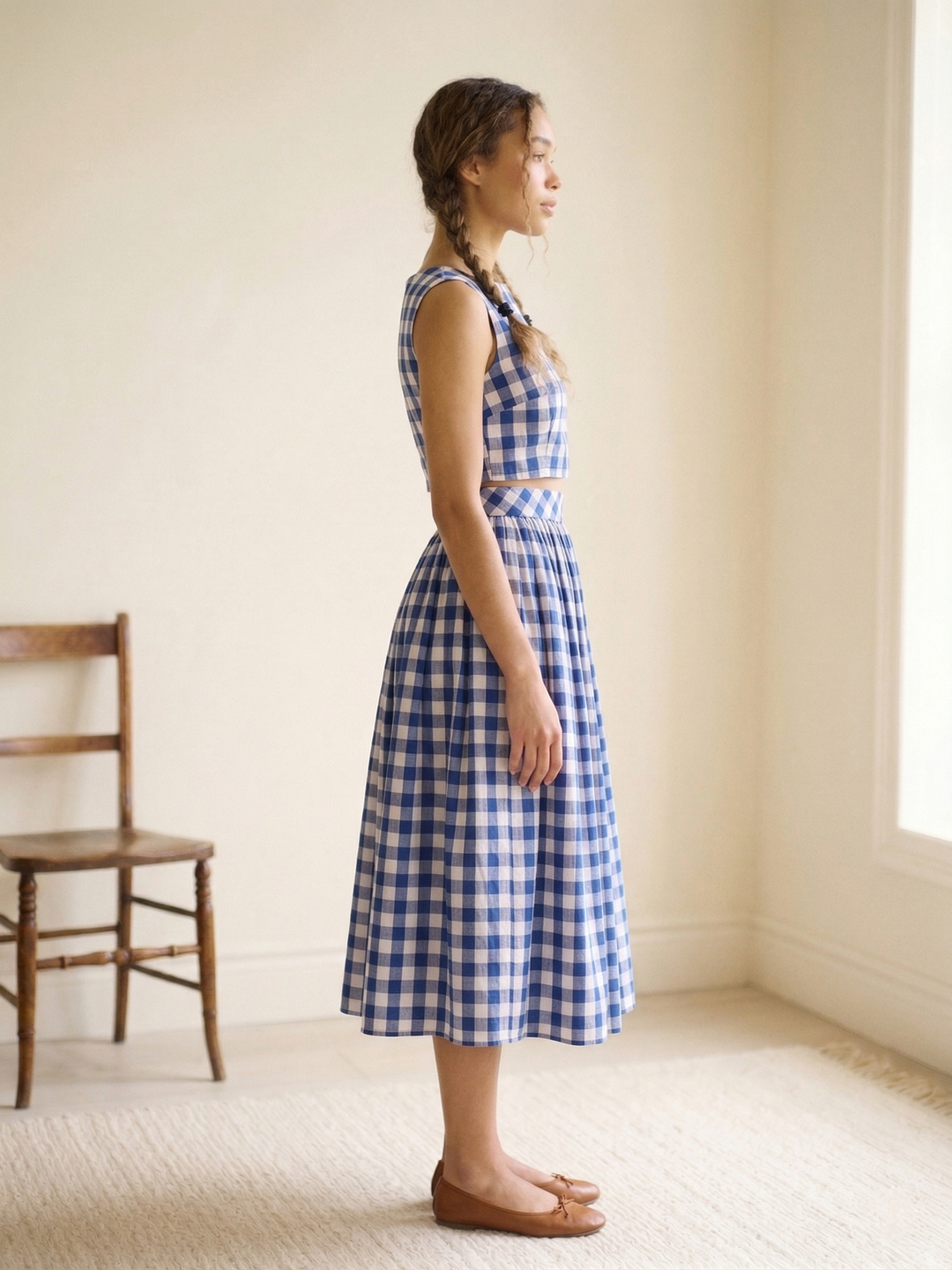 MTO - Lola Gingham Skirt