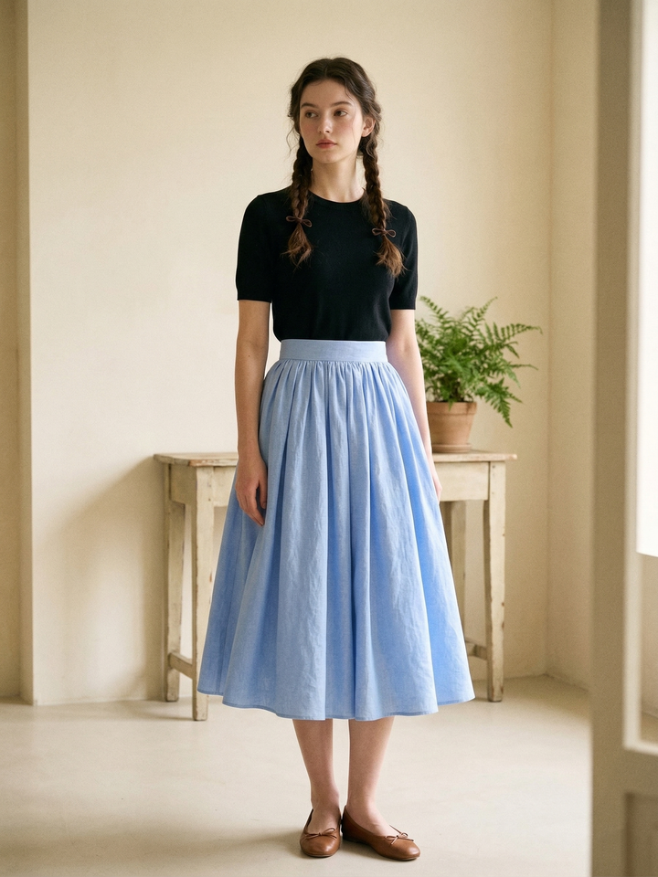 MTO - Lola Linen Skirt