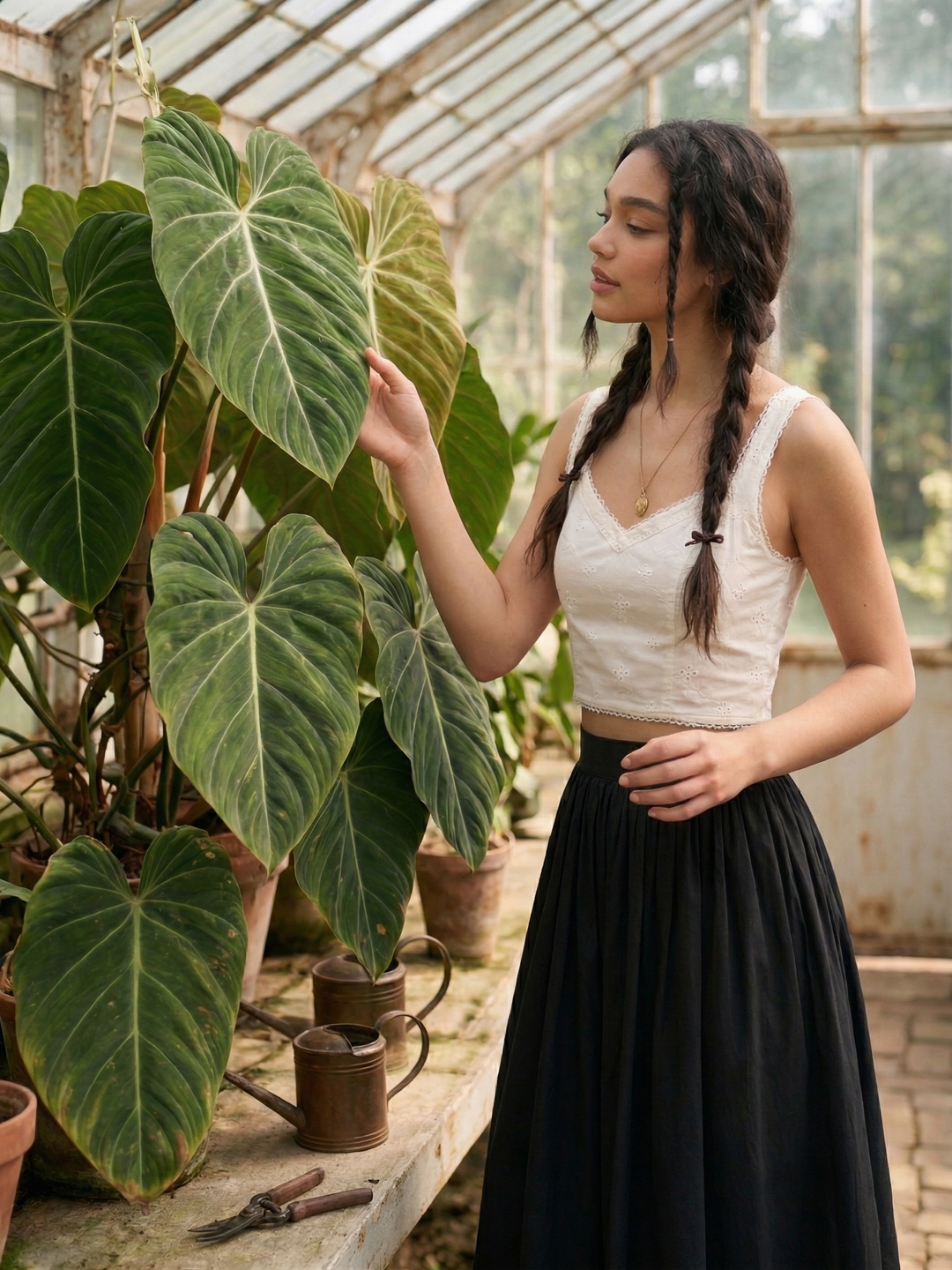 MTO - Lola Solid Cotton Skirt
