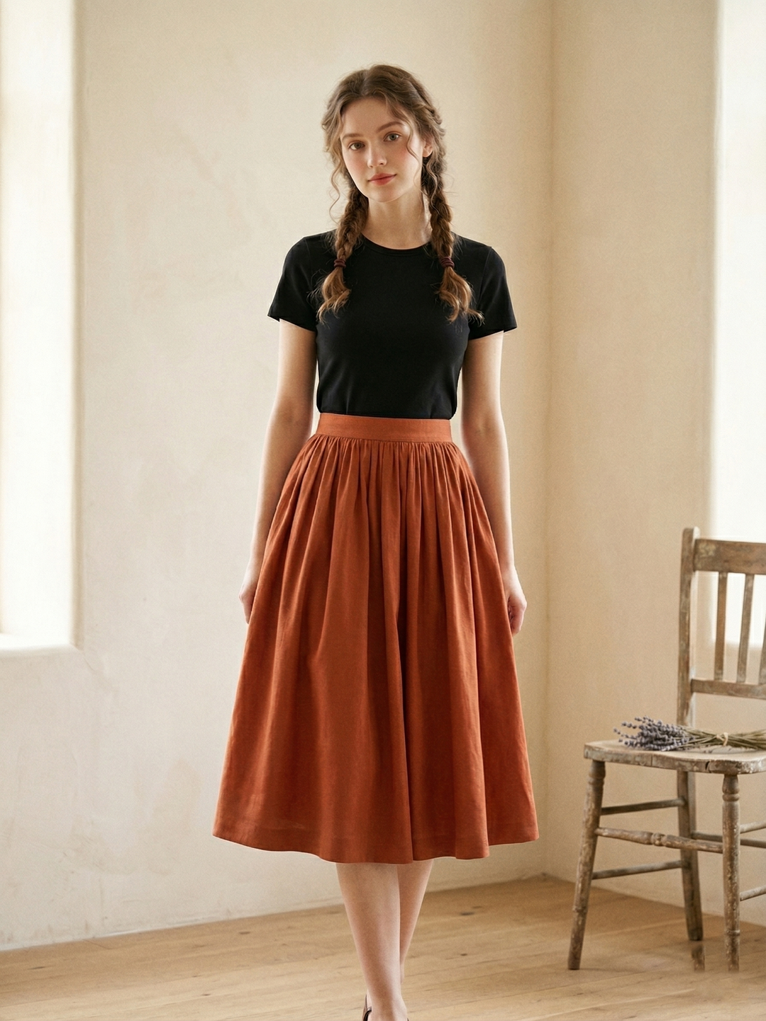 MTO - Lola Linen Skirt