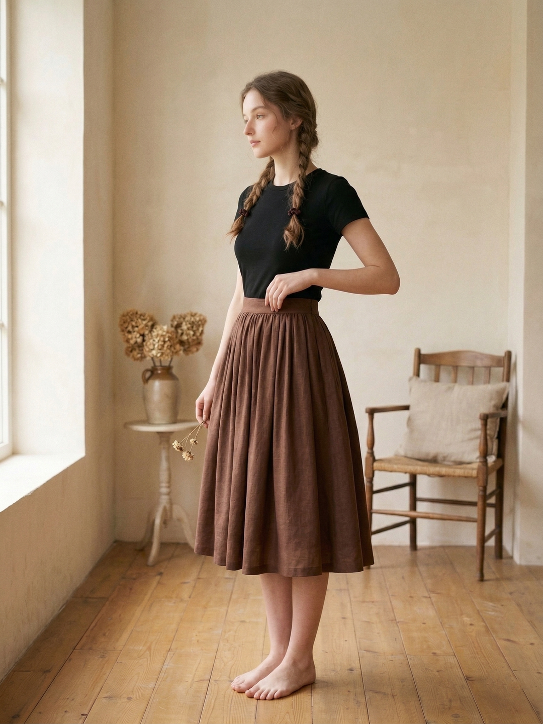 MTO - Lola Linen Skirt