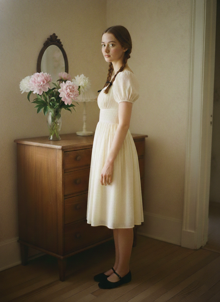 MTO - Loretta Dotted Swiss Dress