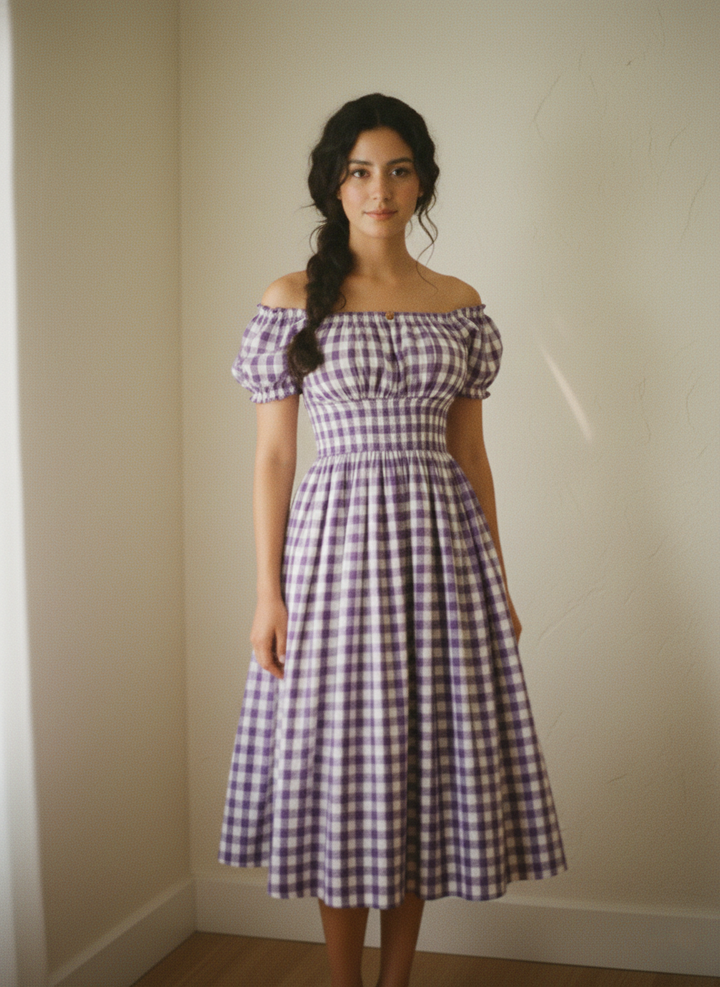 MTO - Loretta Gingham Dress