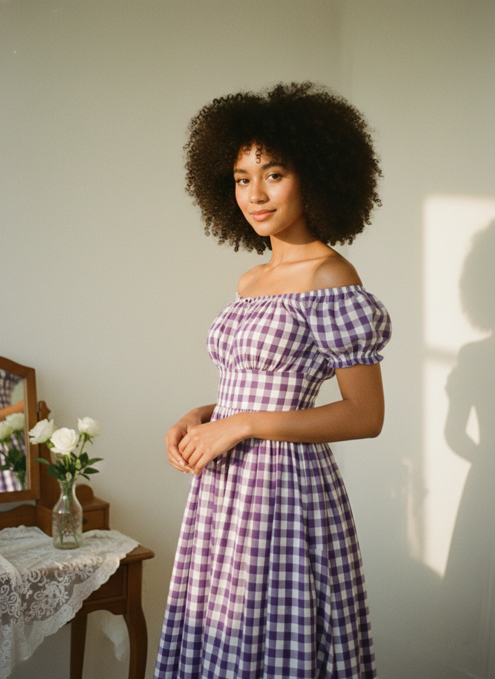 MTO - Loretta Gingham Dress