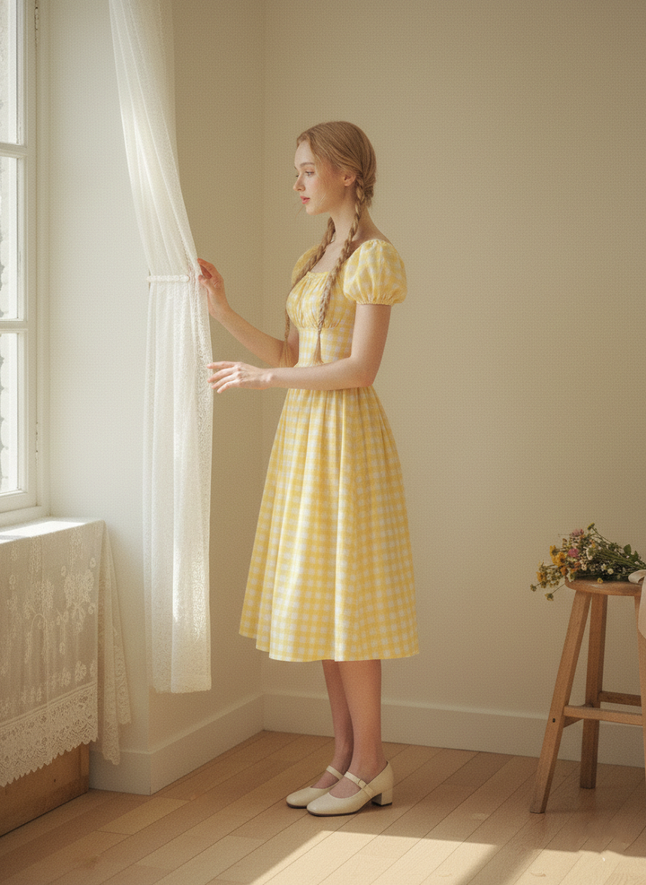 MTO - Loretta Gingham Dress