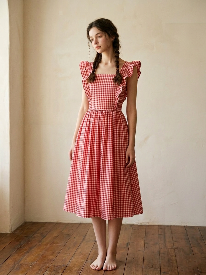 MTO - Lorraine Gingham Dress