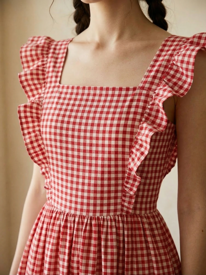 MTO - Lorraine Gingham Dress