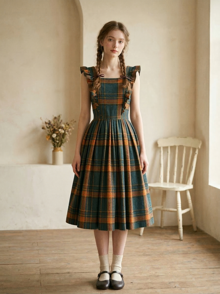 MTO - Lorraine Plaid Dress
