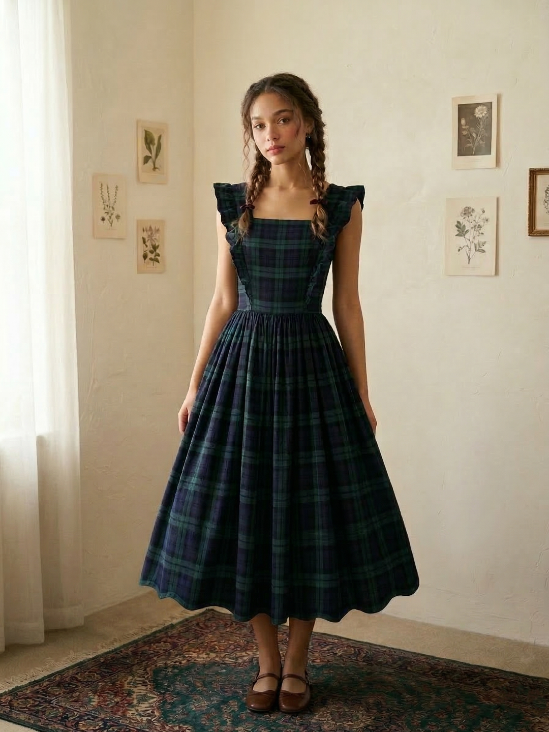 MTO - Lorraine Plaid Dress