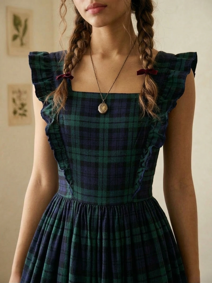 MTO - Lorraine Plaid Dress