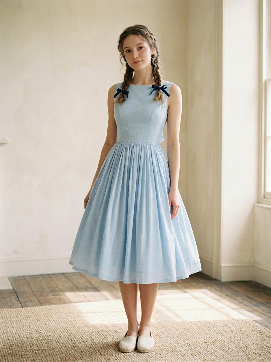 MTO - Madeline Dotted Swiss Dress