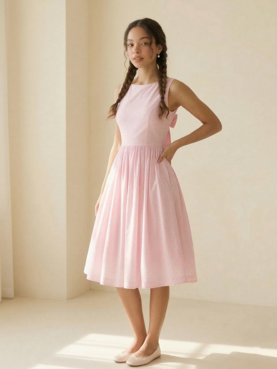 MTO - Madeline Dotted Swiss Dress