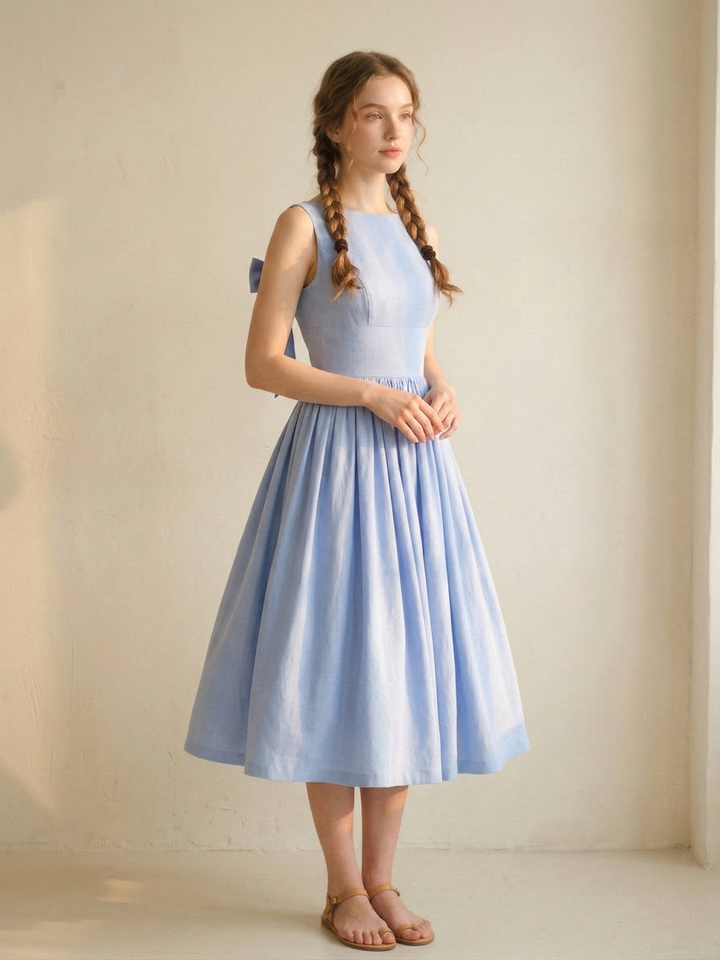 MTO - Madeline Linen Dress