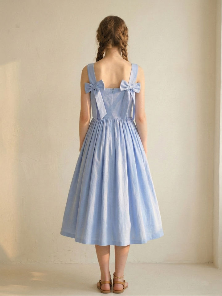 MTO - Madeline Linen Dress